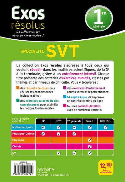 Exos Résolus - Spécialité SVT 1ère