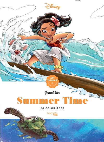 Grands blocs coloriages Disney Summer time