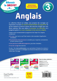 Réussir au collège anglais 3e