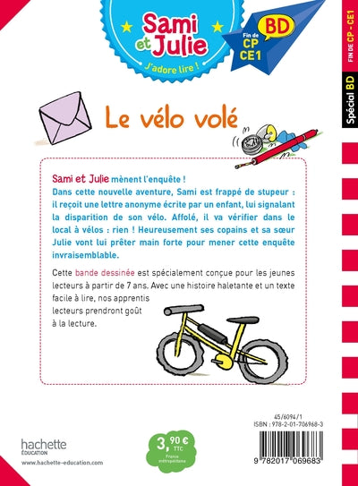 Sami et Julie BD : Le vélo volé