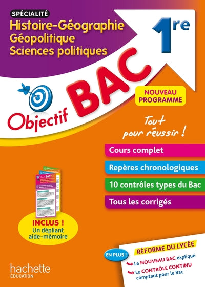 Objectif Bac Spécialité Histoire-Géo, géopolitique et sciences politiques 1re