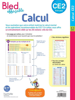 Bled effaçable Calcul CE2