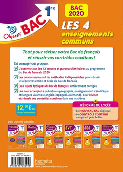 Objectif Bac 1re Enseignements communs BAC 2020