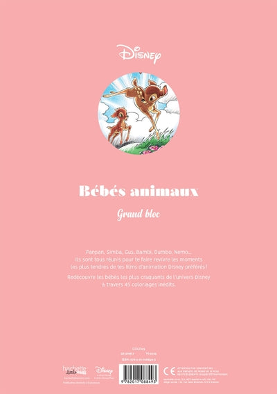 Grand bloc Disney Bébés animaux (Tome 2)