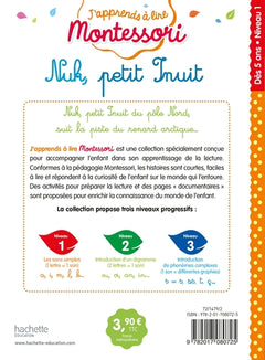 Nuk petit inuit, niveau 1 - J'apprends à lire Montessori
