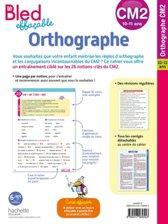 Le BLED Effaçable Orthographe CM2