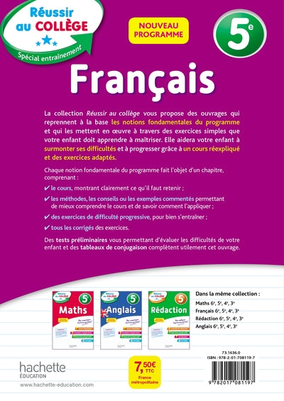 Réussir au collège - Français 5e