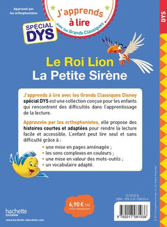 Disney - Le Roi Lion / La Petite Sirène - Spécial DYS (dyslexie)