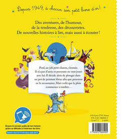 Pouf le chaton bleu
