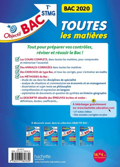 Objectif Bac 2020 Toutes les matières Term STMG