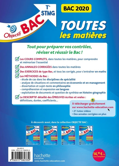 Objectif Bac 2020 Toutes les matières Term STMG