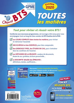 Objectif BTS GPME 2020 Toutes les matières