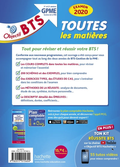 Objectif BTS GPME 2020 Toutes les matières