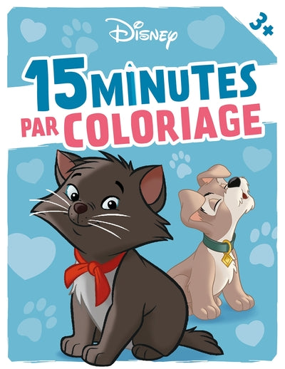 15 minutes par coloriage - Bébés chiens et chats