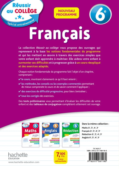 Réussir au collège - Français 6e