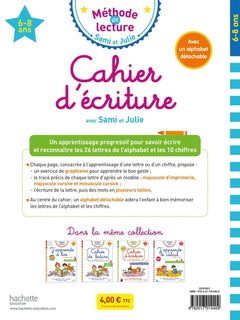 Cahier d'écriture Sami et Julie 6-8 ans