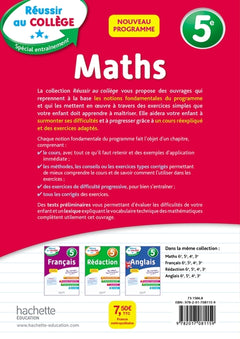 réussir au collège - maths 5e