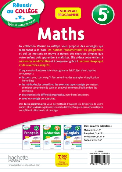 réussir au collège - maths 5e