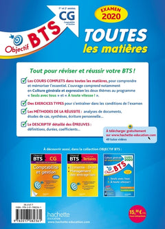 OBJECTIF BTS CG 2020 Toutes les matières