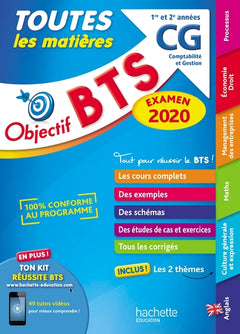 OBJECTIF BTS CG 2020 Toutes les matières