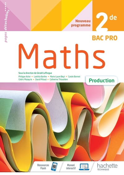 Mathématiques Production 2de BAC PRO