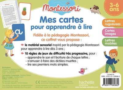 Montessori mes cartes pour apprendre à lire 3-6 ans