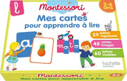 Montessori mes cartes pour apprendre à lire 3-6 ans