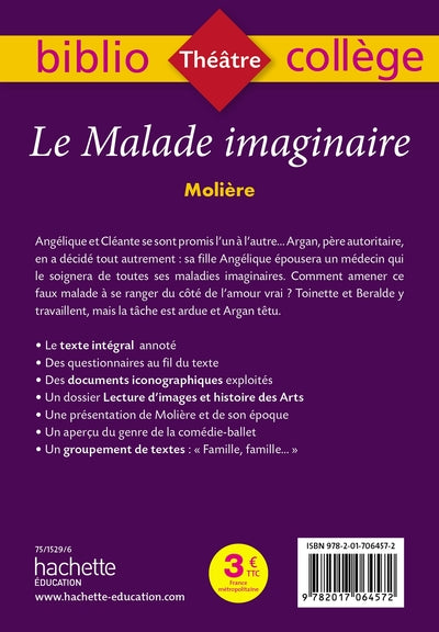 Bibliocollège - Le Malade imaginaire, Molière
