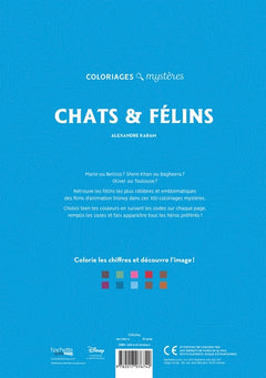 Coloriages mystères Disney - Chats et félins