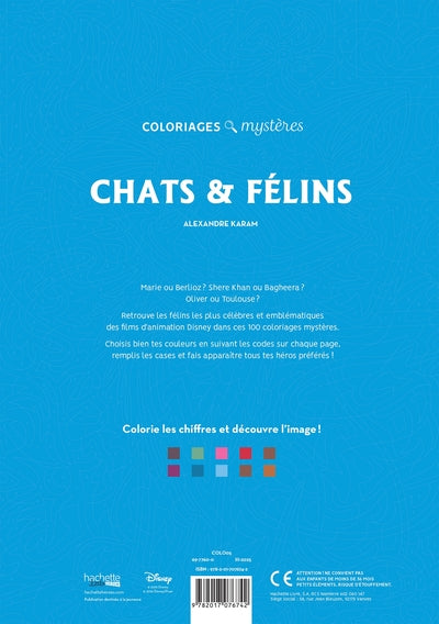 Coloriages mystères Disney - Chats et félins