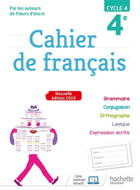 Cahier de français cycle 4 / 4e