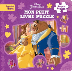 Disney Princesses - Mon petit livre puzzle - 5 puzzles 9 pièces