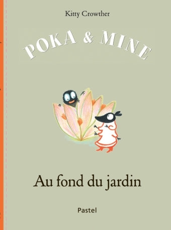 Poka et Mine au fond du jardin