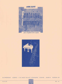 ANDRE JOLIVET: FANTAISIE IMPROMPTU (ALTO SAXOPHONE AND PIANO)