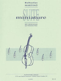 BOHUSLAV MARTINU: MINIATURE STUDY (CELLO AND PIANO)