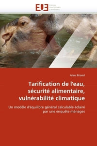 Tarification de l'eau, sécurité alimentaire, vulnérabilité climatique