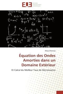 Équation des ondes amorties dans un domaine extérieur