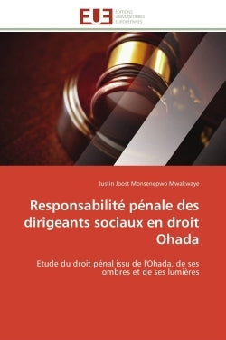 Responsabilité pénale des dirigeants sociaux en droit ohada