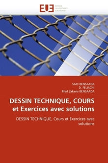 Dessin technique, cours et exercices avec solutions