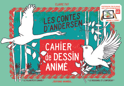 Cahier de dessin animé les contes d'Andersen