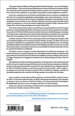 Economie sociale et solidaire et responsabilité sociétale d’entreprise: Au coeur du développement en Afrique