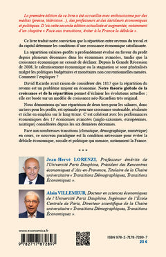 Salaires : profits - partage vertueux