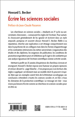 Écrire les sciences sociales