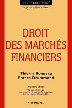 DROIT DES MARCHES FINANCIERS, 3E ED.