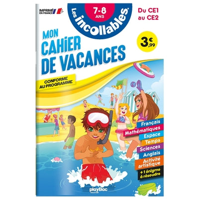 Cahier de vacances 2025 - Les incollables - CE1 au CE2