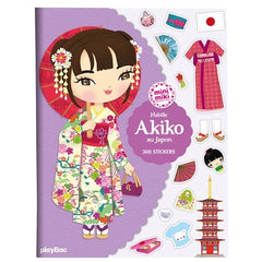 Minimiki - Stickers - Habille Akiko au Japon