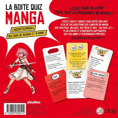 Boîte Quiz Manga - nouvelle édition: 500 quiz