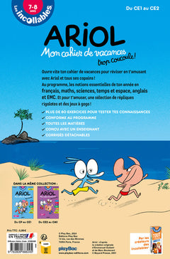 Cahier de vacances 2025 Ariol - Les incollables