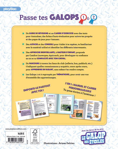 Passe tes galops 1 et 2 - Guide pour réussir les examens théoriques et pratiques