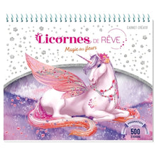 Licornes de rêve - Carnet créatif - Magie des fleurs nouvelle édition